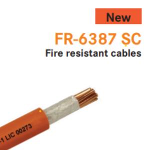 สายทนไฟ FRC Fire Resistant Cable 1x1.5-4sq.mm FR-6387 SC(1core) 0.6 to 1 kV
